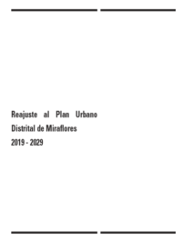 Reajuste al Plan Urbano Distrital de Miraflores 2019 - 2029