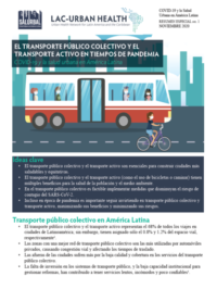 El transporte público colectivo y el transporte activo en tiempos de pandemia