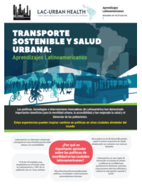 Transporte sostenible y salud urbana